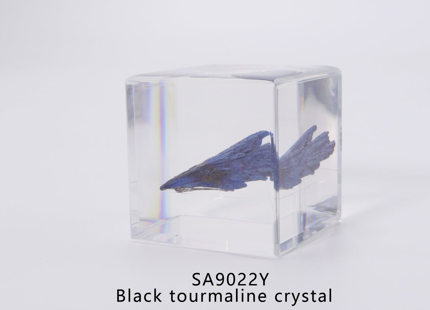 Minerals in Acrylic block