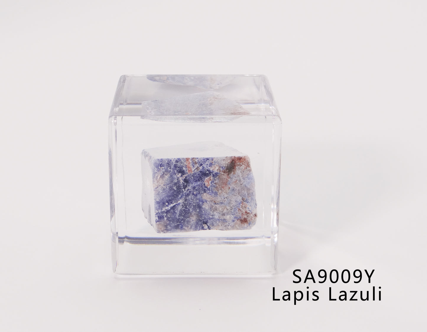 Minerals in Acrylic block