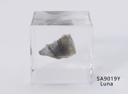 Minerals in Acrylic block