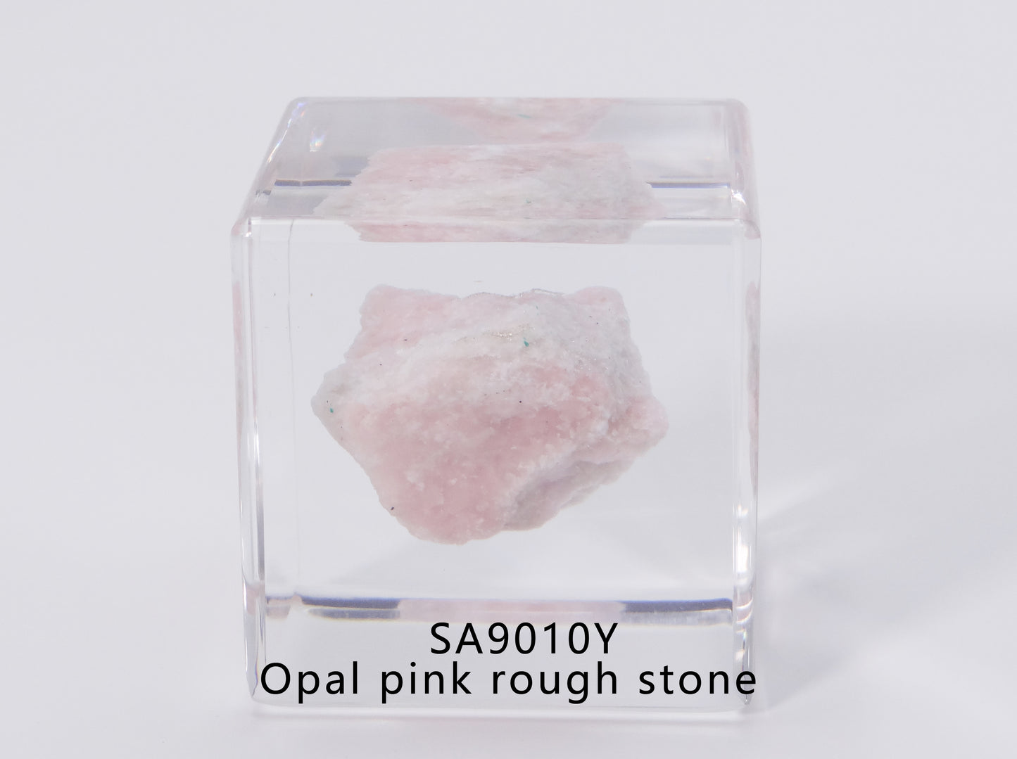 Minerals in Acrylic block